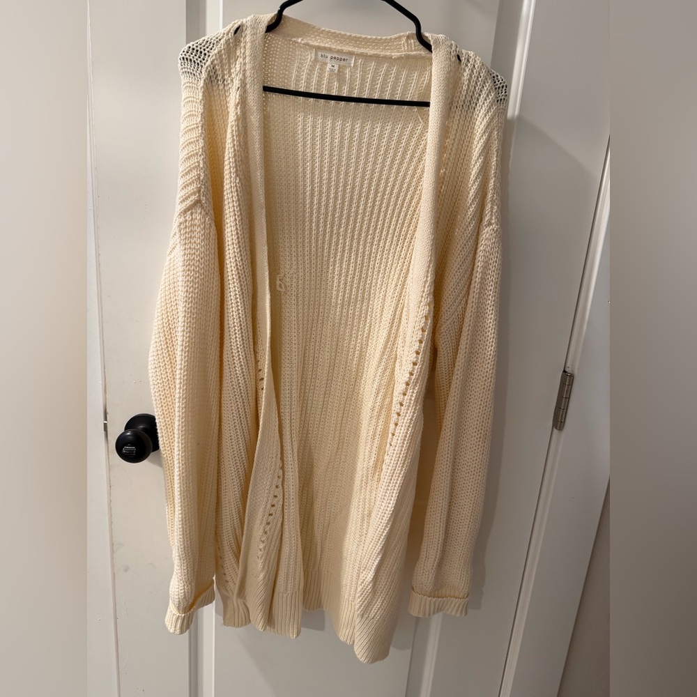 Chic Cream Women's Cardigan
